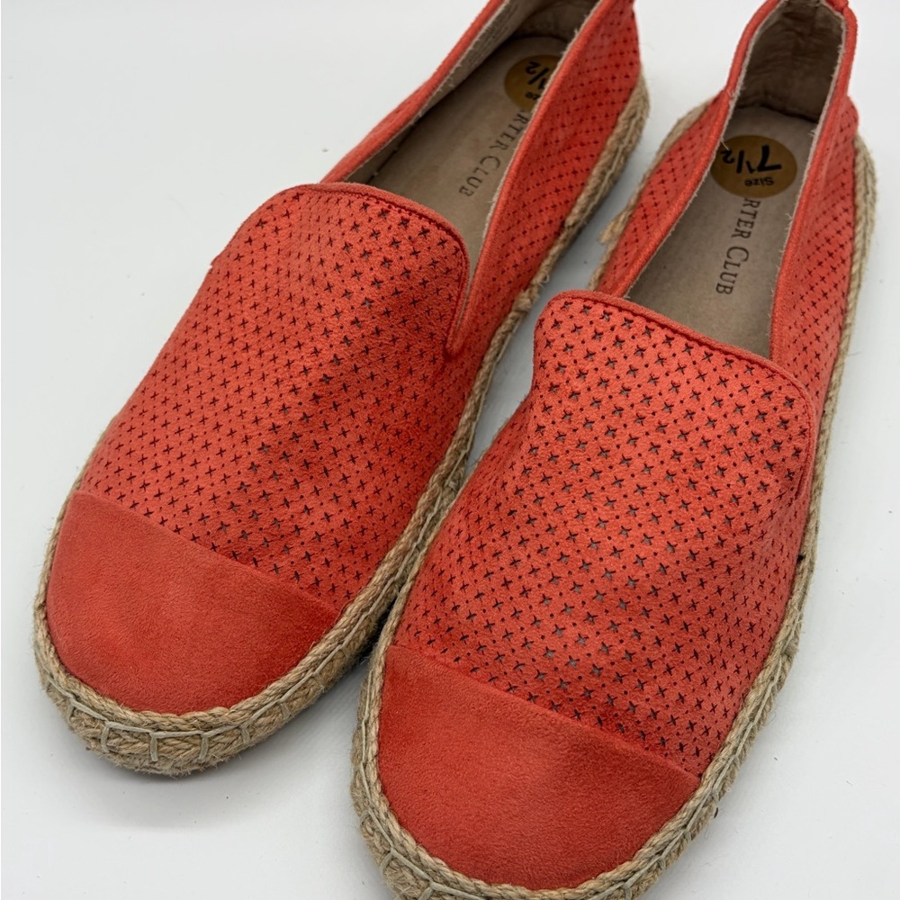 Like New‎ Women's Carter Club Suede Espadrille Slip-On Shoes